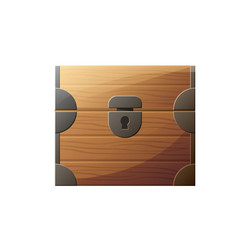 game ui asset gaming user interface chest icon vector image