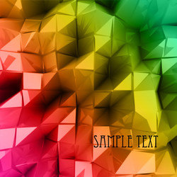 Geometric Triangle Abstract Background vector image
