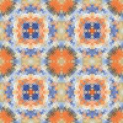 Pixel mosaic seamless pattern design repeat vector