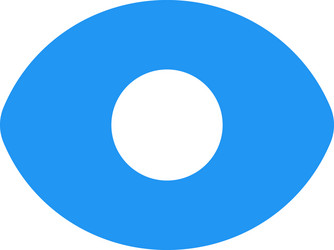 unhide with eye symbol for layering application vector image