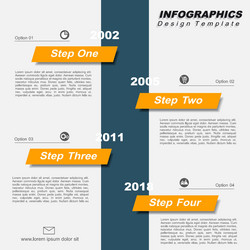 Design template with place for your data vector