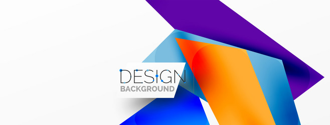 Abstract Overlapping Shapes Background vector image