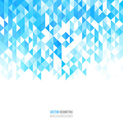 Geometric Color Triangle Background vector image