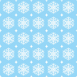 snowflake icon pattern background vector image