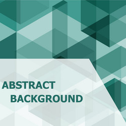Abstract background with green hexagon Royalty Free Vector
