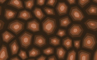 abstract modern turtle shell seamless pattern vector image