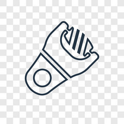 file concept linear icon isolated on transparent vector image