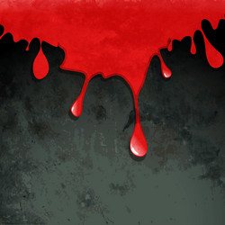 Blood Splatter Gunshot Wall Border Royalty Free Vector Image
