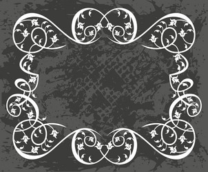 decorative frame with pattern vector image