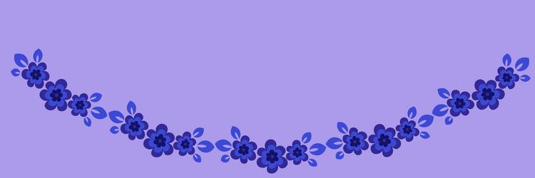 On a sheet of 4x1 format - stylized vector