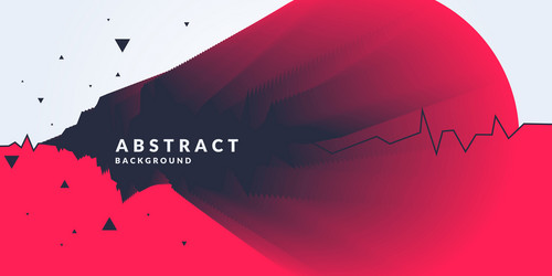 abstract background with dynamic forms vector image