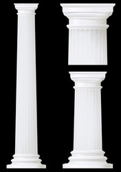 Doric Column - Classical Architecture vector