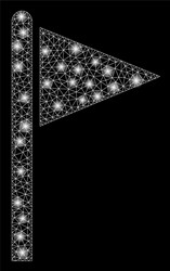 flare mesh 2d triangle flag pointer with vector image