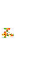 Geometric Square Pattern Background vector image
