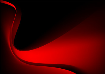 Dynamic Red Wave Effect vector image