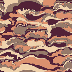 Pattern with the image of cream texture vector