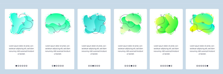 Website and mobile app onboarding screens vector