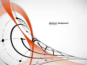 Dynamic Abstract Wave Background vector image
