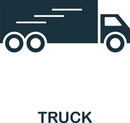 Truck icon symbol creative sign from farm icons vector