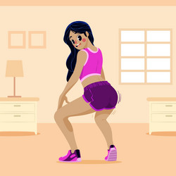 Girl Twerking Twerk Booty Vector Images (56)