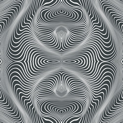 abstract lines pattern waves background vector image