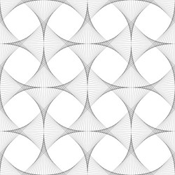 abstract seamless pattern background of thin black vector image