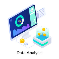 basic rgbsoftware coding icon in isometric style vector image
