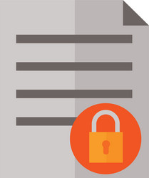 document security system design vector image