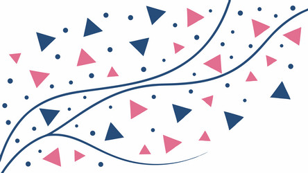 dynamic geometric pattern with intertwining vector image