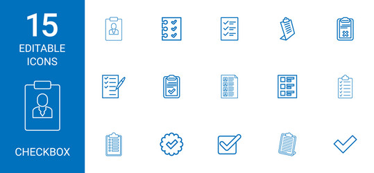 checkbox icons vector