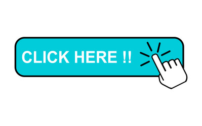 click here web button internet flat pointer vector image