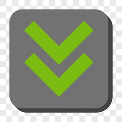 shift down rounded square button vector image