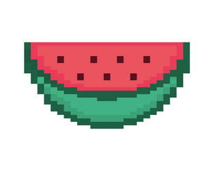 Watermelon Slice Pixel Art Kit – Noteworthy Art Kits