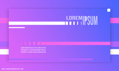 abstract gradient background design for web banner vector image