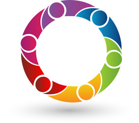 Teamwork & Collaboration Icon Royalty Free Vector Image