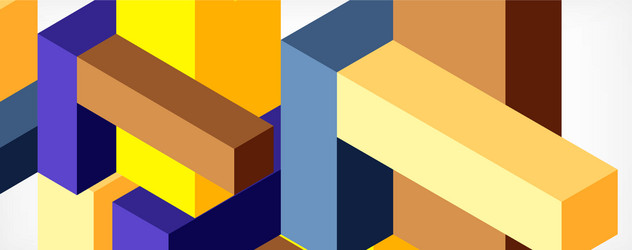 Abstract background 3d cubes cubic elements vector