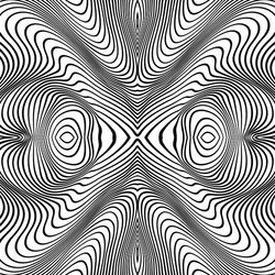 abstract lines pattern waves background vector image