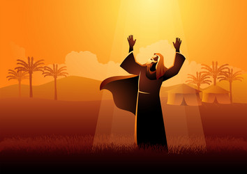 God's Promise to Abraham vector