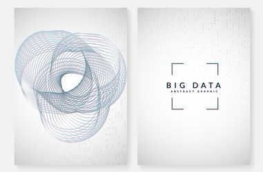 visualization background technology for big data vector image
