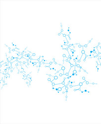 Abstract molecular structure background vector