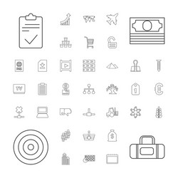 37 business icons vector