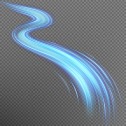 Blue abstract effect object burst eps 10 vector