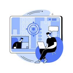 Video game walkthrough abstract concept Royalty Free Vector