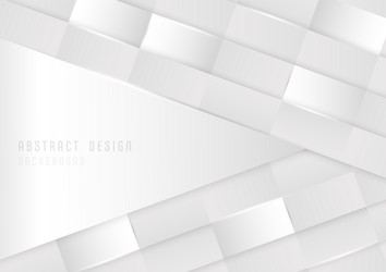 abstract background of white rectangle pattern vector image