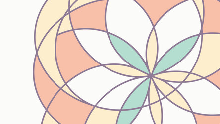 abstract circular patterns design generative ai vector image