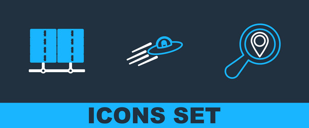 Set line search location server data web vector