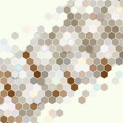 geometric background abstract hexagonal pattern vector image