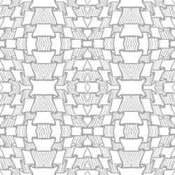 Seamless abstract line pattern vector