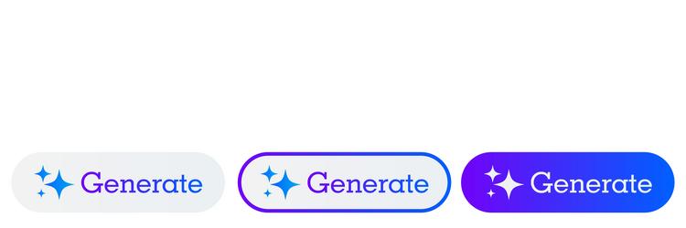 AI Button for UI/UX - Tech Concept vector image