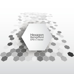 geometric background abstract hexagonal pattern vector image
